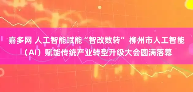 嘉多网 人工智能赋能“智改数转” 柳州市人工智能（AI）赋能传统产业转型升级大会圆满落幕