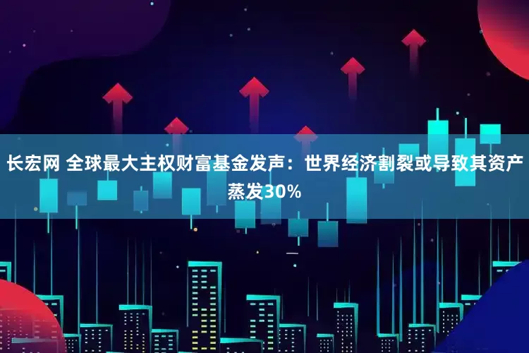 长宏网 全球最大主权财富基金发声：世界经济割裂或导致其资产蒸发30%